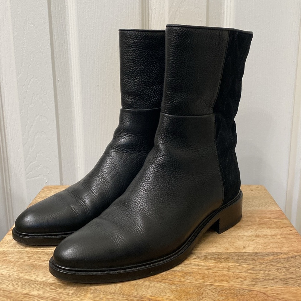 Aquatalia Gabrina Leather Bootie
